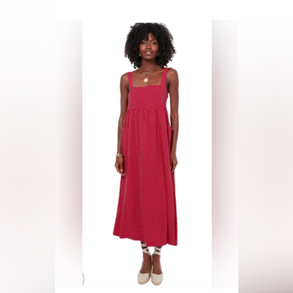 Tuckernuck Pomander Place Red Maxi Dress